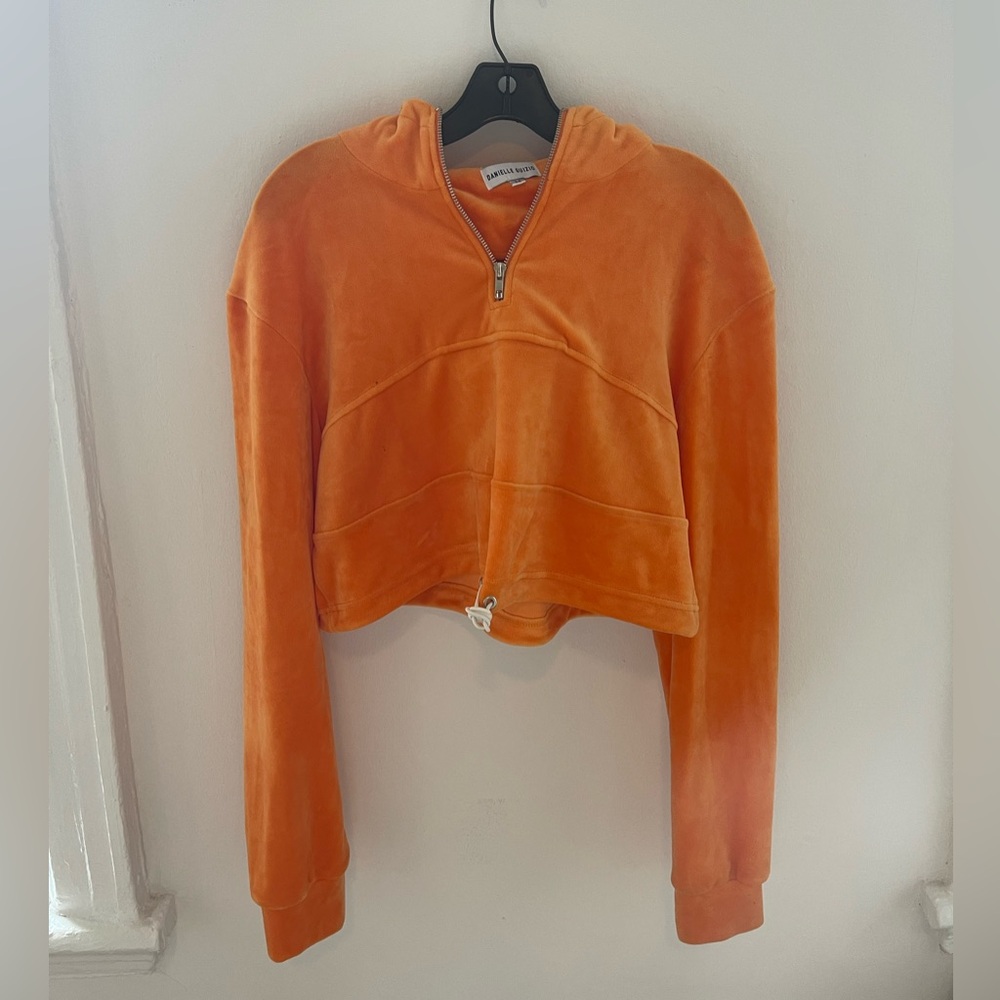 Very soft / plush orange hoodie
